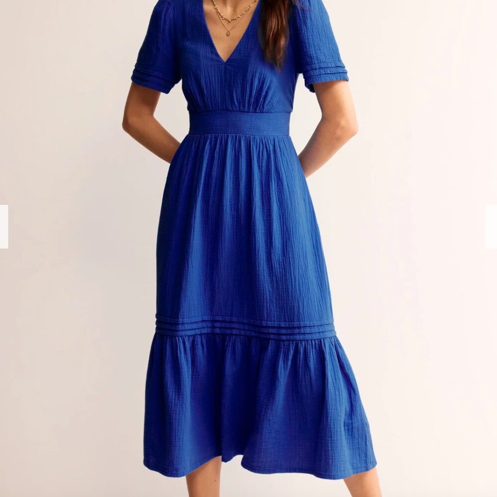 Eve Double Cloth Midi Dress